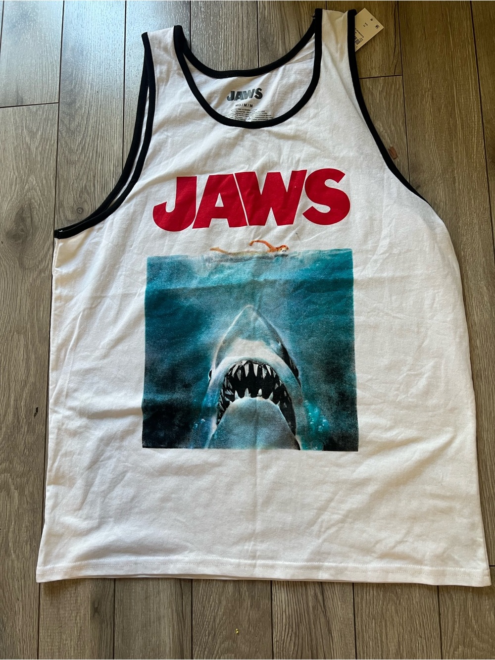 New! Jaws Muscle Graphic Tee Shirt